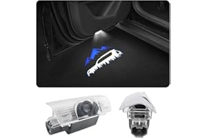 akarin 2 Pcs LED Car Door Logo Lights Compatible for GX400 GX460 (2010-2023) Courtesy Projector Laser Welcome Light Puddle Lamp Car Accessories (blue mountain, ‎GX400 GX460 (2010-2023))