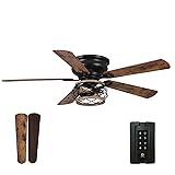 Parrot Uncle Ceiling Fans with Lights and Remote
