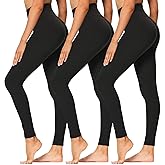 High Waisted Leggings for Women - Soft Athletic Tummy Control Yoga Pants for Cycling Dance Tights