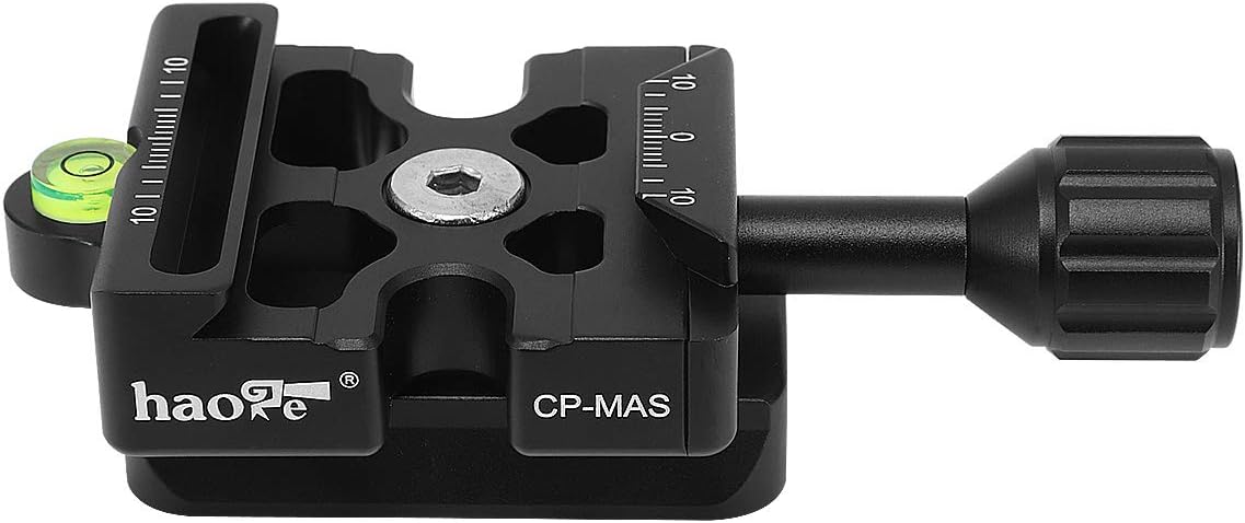 Haoge CP-MAS Quick Release Clamp Bracket with RC4 / 400PL Base Adapter Convertor for Manfrotto RC4 System to Arca-Swiss Compatible - Image 5