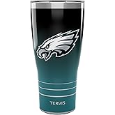 Tervis Traveler NFL Philadelphia Eagles - Ombre Triple Walled Insulated Tumbler Travel Cup Keeps Drinks Cold & Hot, 30oz, Stainless Steel