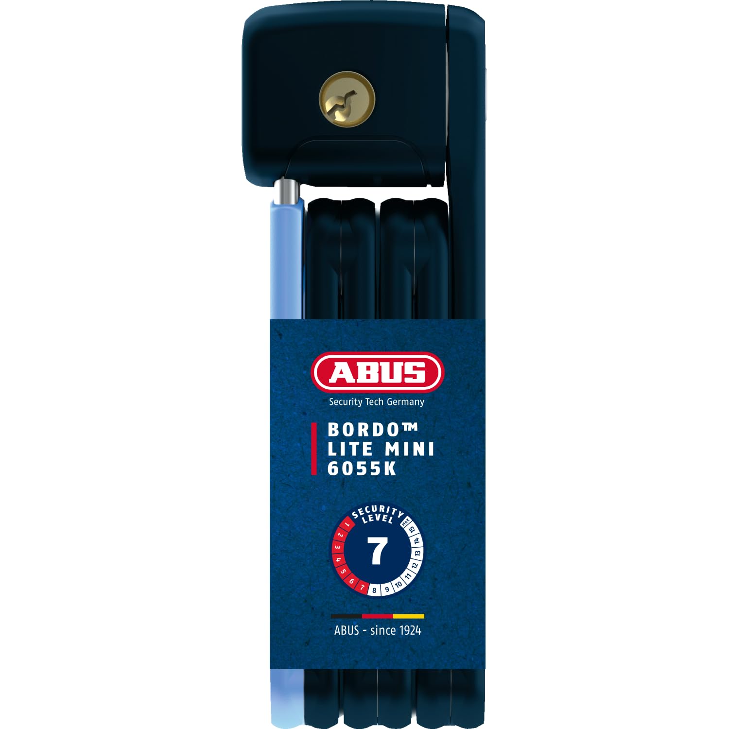 ABUS Bordo Lite Mini 6055/60 folding lock - Extra-light bike lock made of special steel - security level 7
