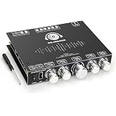 S350HS TPA3251 Bluetooth Power Amplifier Board with Subwoofer 2.1 Channel 220W&times;2+350W, 12V-38V Audio Power Amplifier Module