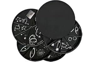 Velvet Multi Tier Organizer, Layered Jewelry Box Organizer, Dust Proof Jewelry Storage Box with Soft Lining for Necklaces, Ea