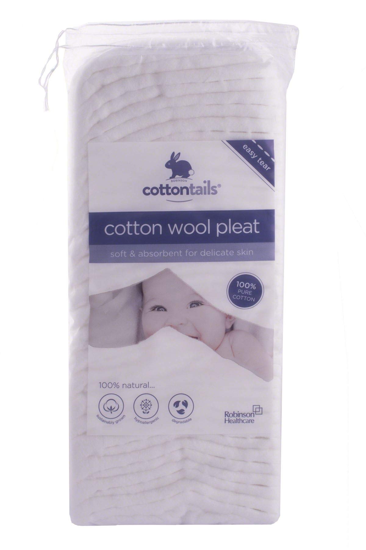 Cottontails Cotton Wool Pleat, 200g, 12 Packs