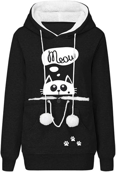 cat cuddle hoodie