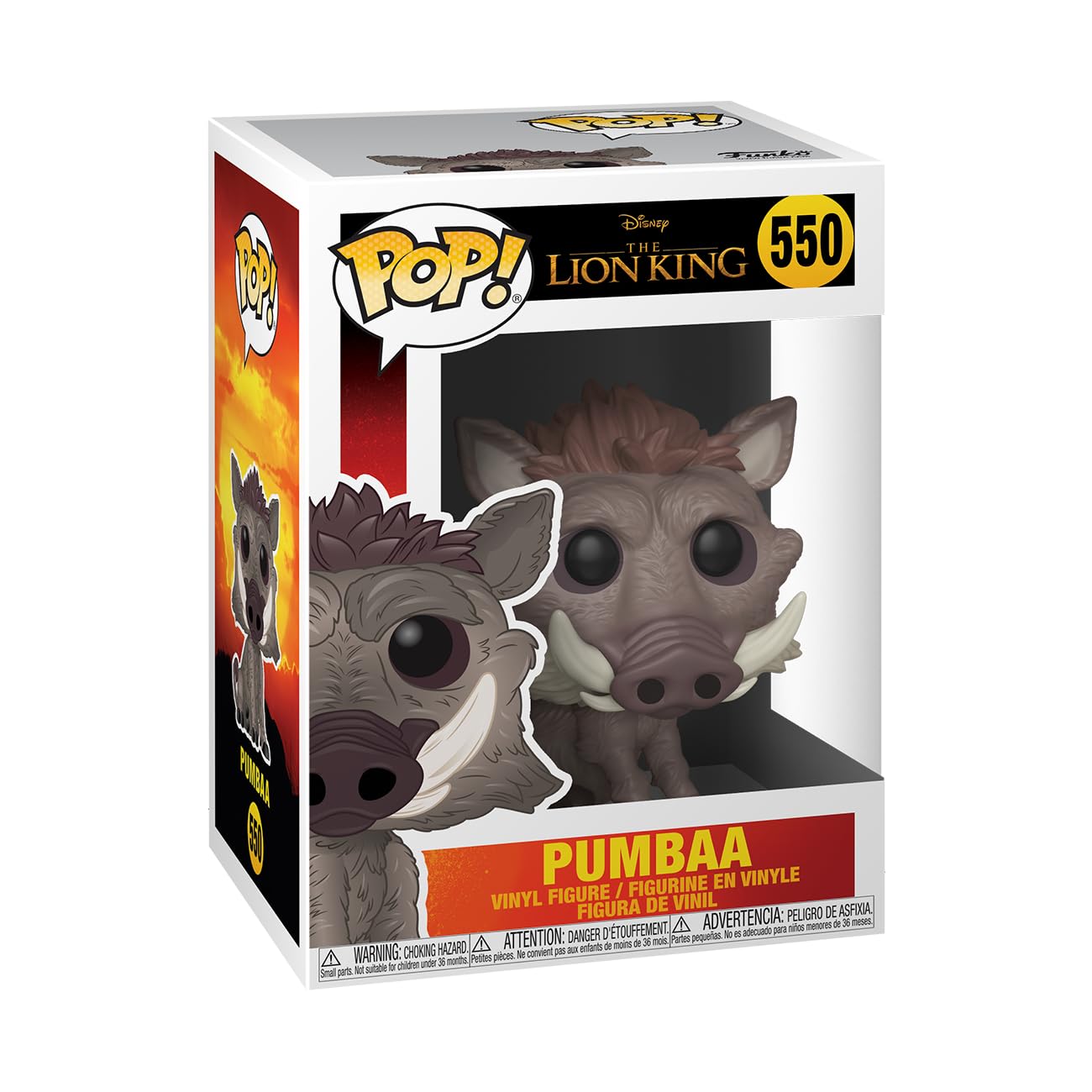 Funko POP! Disney: the Lion King - Pumbaa Vinyl - Collectable Vinyl Figure - Gift Idea - Official Merchandise - Toys for Kids & Adults - Movies Fans - Model Figure for Collectors and Display