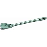 Williams JHWM-52EHFA 1/4-Inch Drive Enclosed Flex Head Ratchet with Chrome Finish