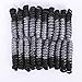 Spiral Curls Crochet Hair Crochet Braids Tapered Cut Each Box 20strands Synthetic Spirals Curled Hair Extensions (20inch-Carrie curl, 1b-grey)