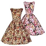 Lindy Bop 'Audrey' Hepburn Style Vintage 1950's Spring Garden Floral Party Dress