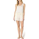 Amazon Essentials Women's Satin Tank Top and Short Sleepwear Pajama Set