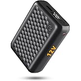 Genovega 12v 18400mAh Power Bank High Capacity Fast Charge Battery Pack Type-C Input,USB DC Type-C Output for Graphene Heated Jackets Vests Hoodies Digital Display for Wulcea VERGOO