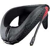 EVS R3 Race Collar, Neck Support Motocross/Off-Road, Impact Foam | Race collar helps reduce neck/spine strain with ergonomic comfort, adjustable fit, durable build, body armor compatibility