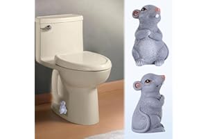 JOOGOUR 2PCS Toilet Bolt Caps, Toilet Bolt Covers Decorative, Resin Cute Funny Toilet Screw Cover Caps, Bottom of Toilet Easy Installation Replacement Parts (A)