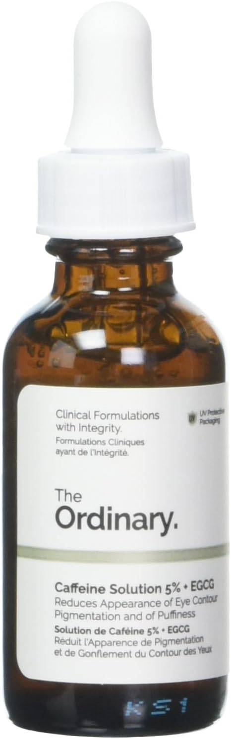 The Ordinary Caffeine Solution 5% + EGCG (30ml): Reduces Appearance of Eye Contour Pigmentation and Puffiness: Health & Personal Care