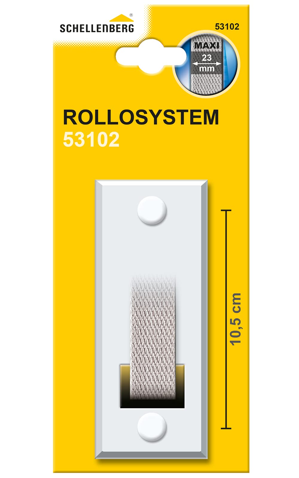 Schellenberg 53102 Standard Winder Cover Plate White