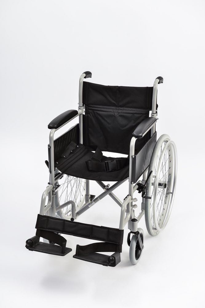 NRS Healthcare N43723 Transit-Lite Wheelchair - Self Propelled - Grey (Eligible for VAT relief in the UK) - Image 3