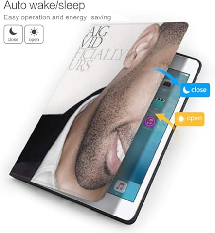 Wehoiweh Cra-Ig David, carcasa antiarañazos delgada y ligera con soporte ajustable, función de reposo/despertador, protección trasera para iPad Air3 10.5 iPad 7ª 10.2 talla única