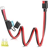 ELECTOP Conector de 45 A a terminal de anillo tórico, compatible con adaptador de puerto de anuncios, cable conector de bater