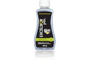 Excelsior Pür System Enzyme-Powered Washing Machine Cleaner Liquid, 250 ml (5 Uses), HE & Standard, Drum & Seal Deep Clean, R