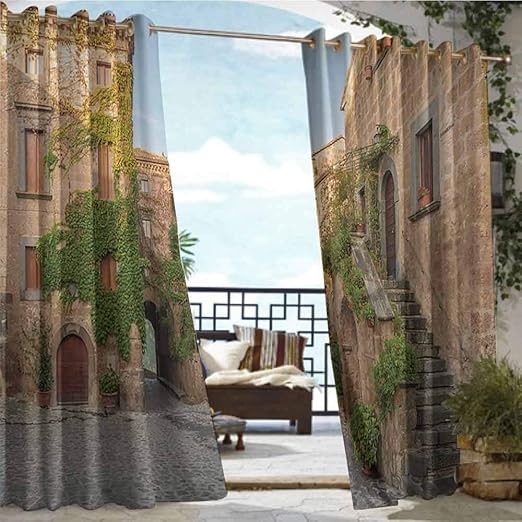 Andrea Sam Terrassenvorhänge, toskanische Dekor-Kollektion