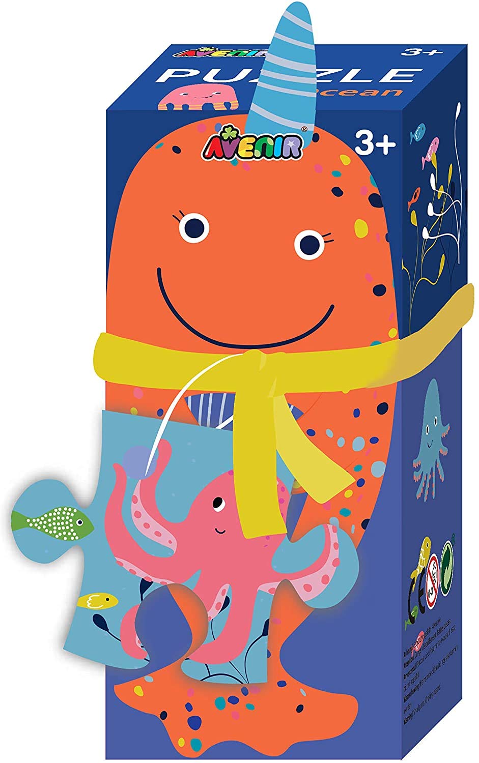 Avenir PZ195052 Puzzle Narwhal, Mixed Colours