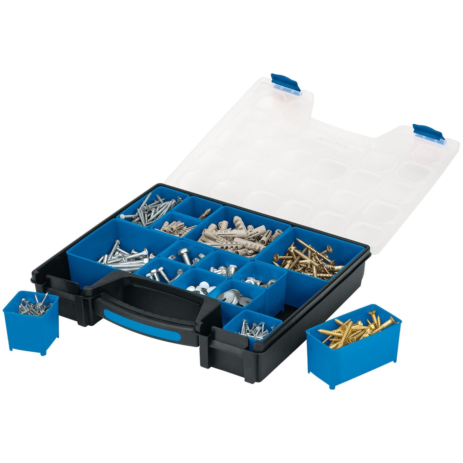 Draper 25922 15 Compartment Organiser , Blue