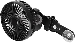 Mini Adsorbable Aquarium Fan Low Noise Design Adjustable Angle Design Suitable for Aquariums Fish Etc (FS-13)