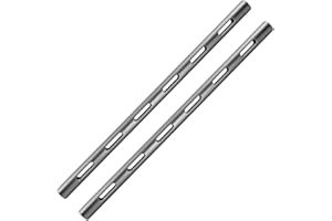 KONDOR BLUE 12" (30CM) | 15MM Space Gray Aerospace Grade Aluminum PPSh Rods (M12 Female Threaded) 12" (Pair)