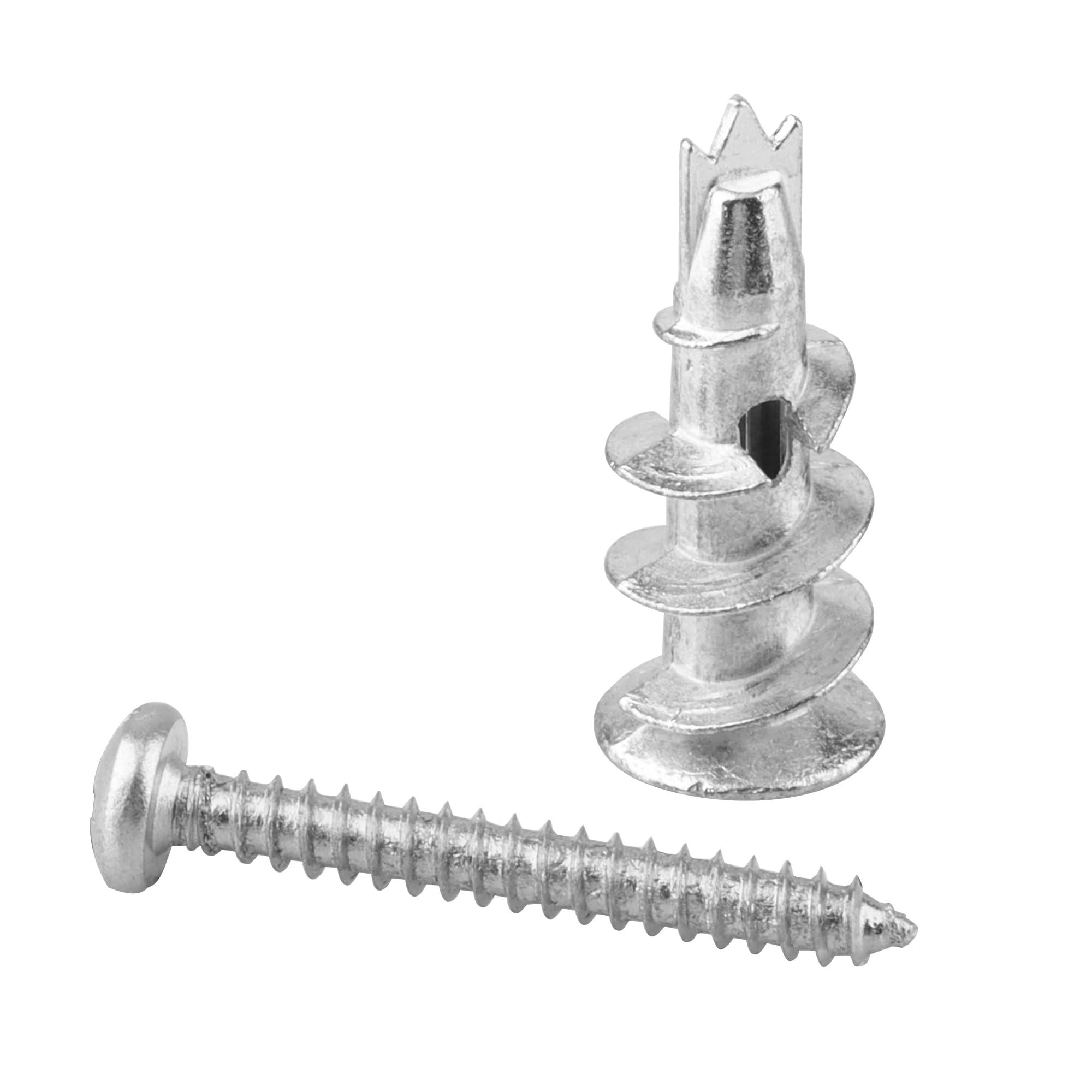 Drywall Anchors and Screws Kit, Self Drilling Anchors, 20PCS Heavy Duty Wall Anchors and 20PCS Screws for Drywall, Sheetrock, Hollow Wall, Plaster Wall