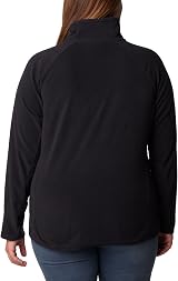 Columbia Glacial IV Half Zip Fleece Pullover Black 3X Women view 2
