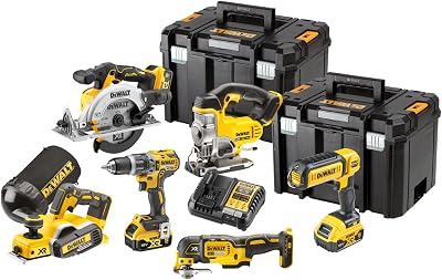 DEWALT DCK667P3T 18V Cordless Brushless 6 Piece Kit 3x 5.0Ah Batteries