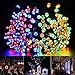 Solar String Lights, Litom 100 LED Multi-color Decorative Lights Outdoor Lights with 8 Modes, Waterproof Ambiance Lighting for Patio, Lawn, Home, Wedding, Christmas Party, Thanksgiving, Black Friday