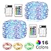 LED String Lights, Beiwas 2 Pack Battery Operated Fairy Lights 16 Colors 16ft Outdoor Indoor String Lights with Remote Control LED Lights for Bedroom,Patio,Outdoor Garden,Stroller,Christmas Tree