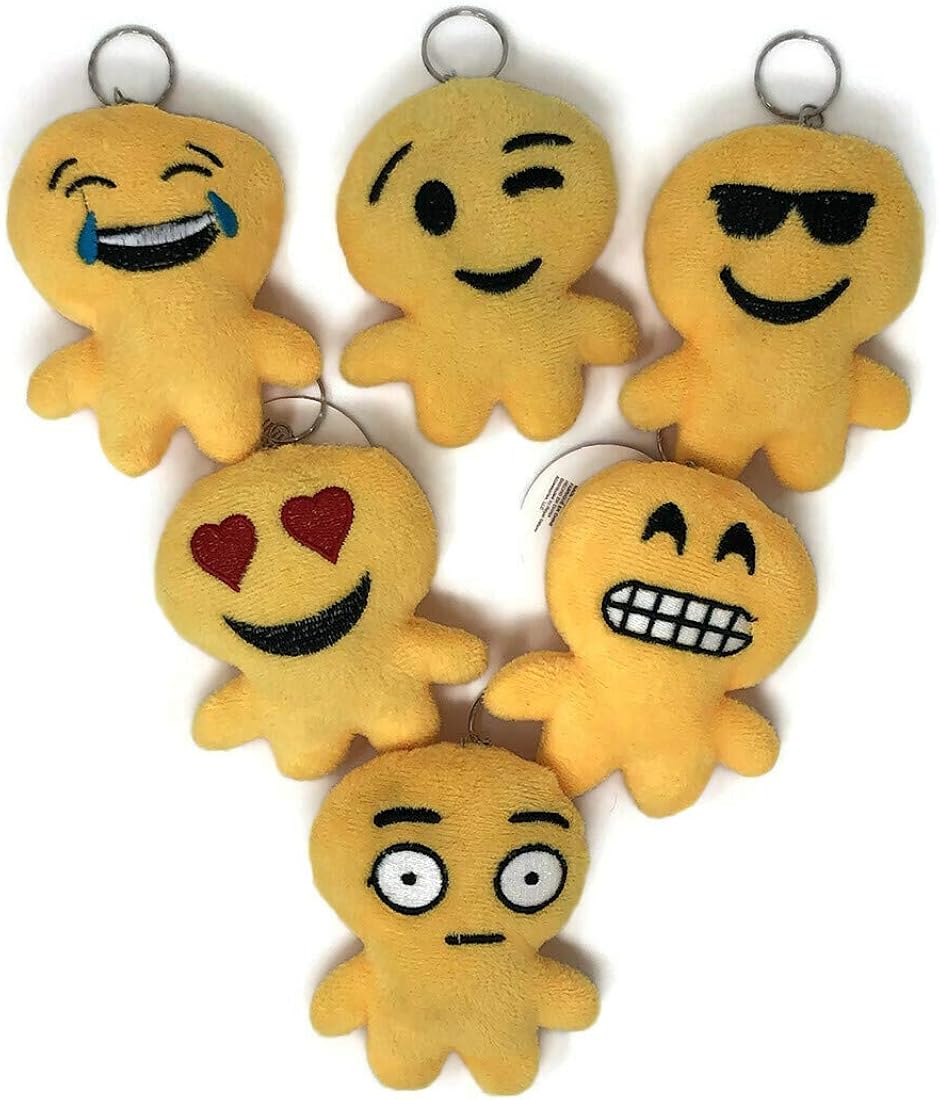 Plush Emoticon Keychains Clothing