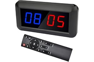 Jhering Electronic Scoreboards with Remote, Portable Score Keeper, Digital Scoreboard for Basketball Ping Pong Volleyball Sport