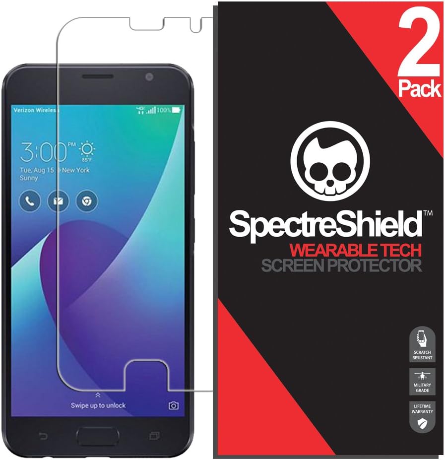 (2-Pack) Screen Protector Compatible with Asus Zenfone V Screen Protector Case Friendly Accessories Flexible Full Coverage Clear TPU Film