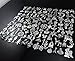 100pcs Mix Style Antique Silver Alloy Tree Owl Wolf Angel Animal Christmas Charms Pendant DIY Supplies, Jewelry Making 5-30mm