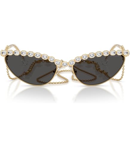 Amazon.com: Swarovski SK7009 Sunglasses, Matte Green/Dark  display picture 1