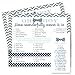 Paper Clever Party Bow Tie Baby Shower Game - Candy Bar Matching Activity Cards - Guess The Stages of Pregnancy and Parenthood - Funny Game for Guests - Little Man Theme - 25 Pack