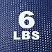 Medicine Exercise Ball with Dual Texture for Superior Grip by Day 1 Fitness - 6 Pounds - Fitness Balls for Plyometrics, Workouts - Improves Balance, Flexibility, Coordination