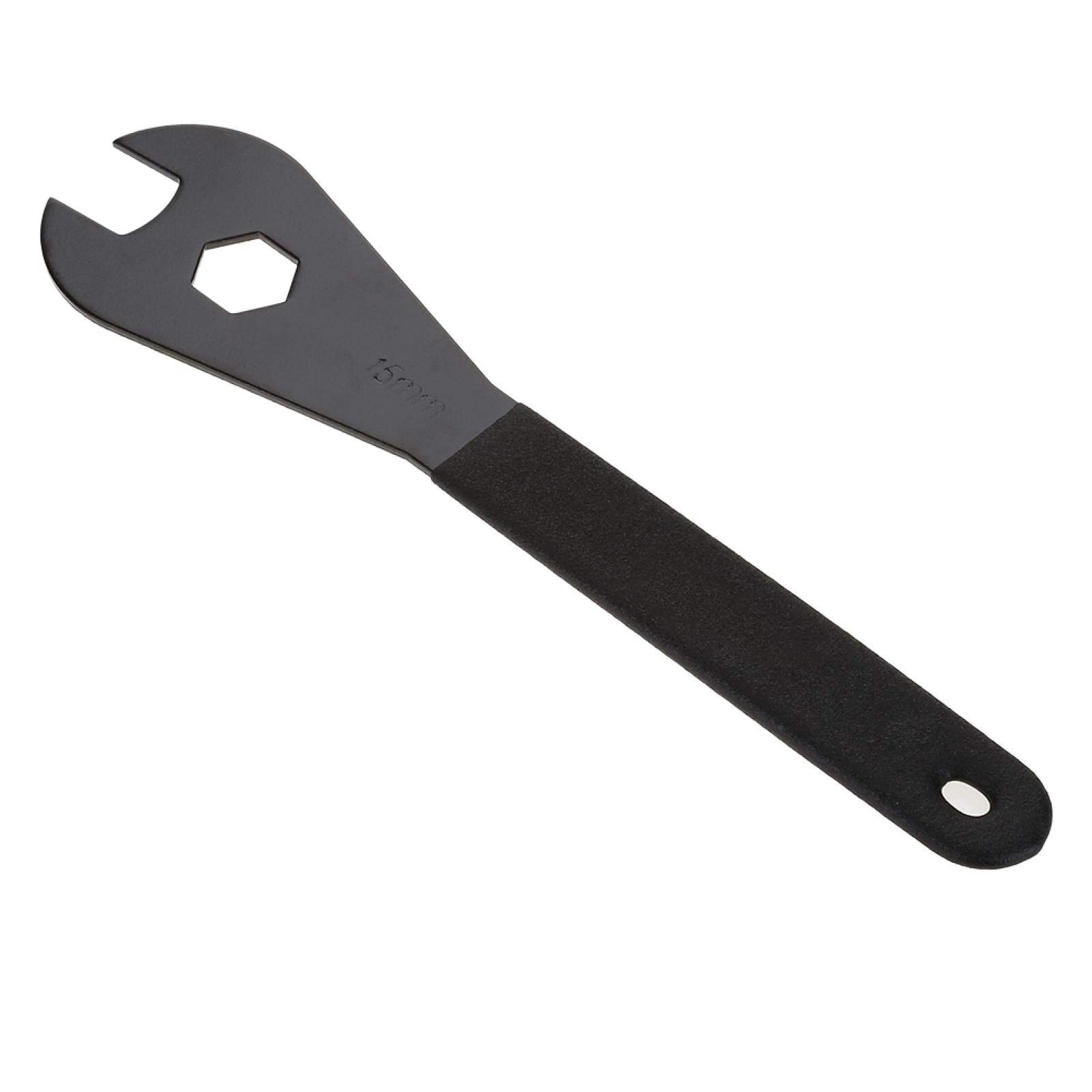 Phisscii 15mm Cone Wrench, Durable Multi-Function Carbon Steel Cone Wrench Spanner Bike Bicycle Repair Tool, Cone Spanner