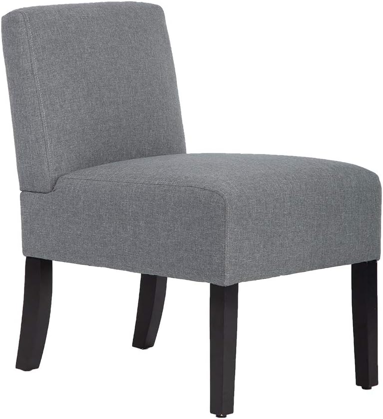Accent Chair Armless Chair for Living Room Sofa Club Side Chair Upholstered Fabric Chair