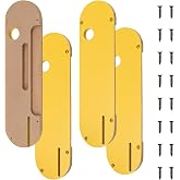Zero Clearance Table Saw Insert For Dewalt 7491,7491RS,744,745,746,7480 | for 7490(Type 1),with Riving Knife Slot,Include 16 Off-Set Screws,Precise Tear-Out Free Cuts,fit Standard &amp; Dado Blades,4 Pcs