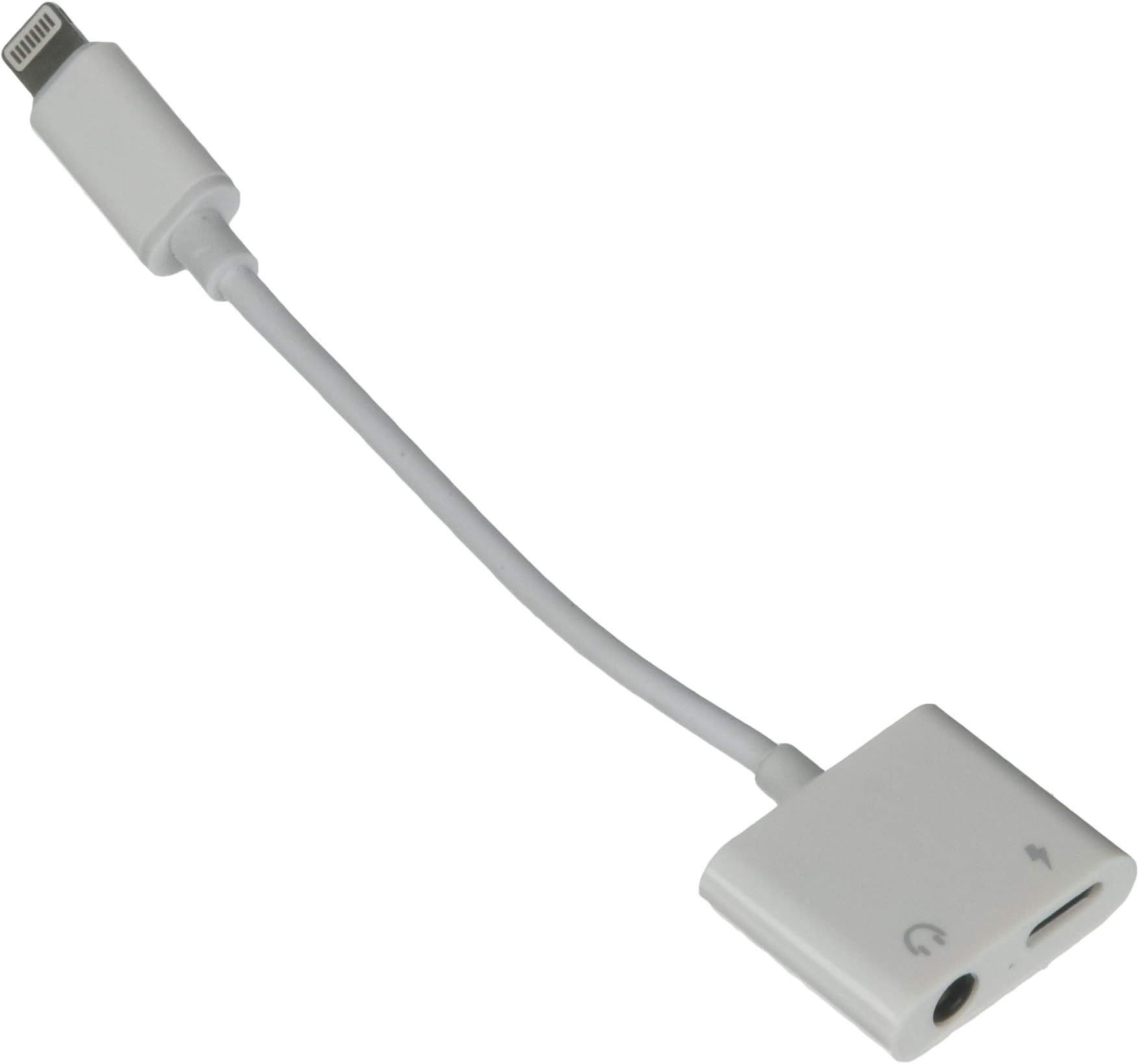 HXYPPY Compatible for iPhone Audio Adapter to 3.5mm Jack Headphone Adaptor Replacement for iPhone X 8/8Plus 7/7Plus Earphone 3.5mm Aux Audio & Charging & Music Headset Cable Support iOS 11.4 System