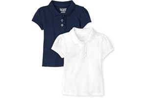 The Children's Place Baby-Girls and Toddler Short Sleeve Ruffle Pique Polo,multipacksPolo Shirt