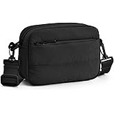 Gitus Crossbody Bags for Women Small Puffy Shoulder Handbag Travel Cross Body Purse with RFID Blocking Cards Slot