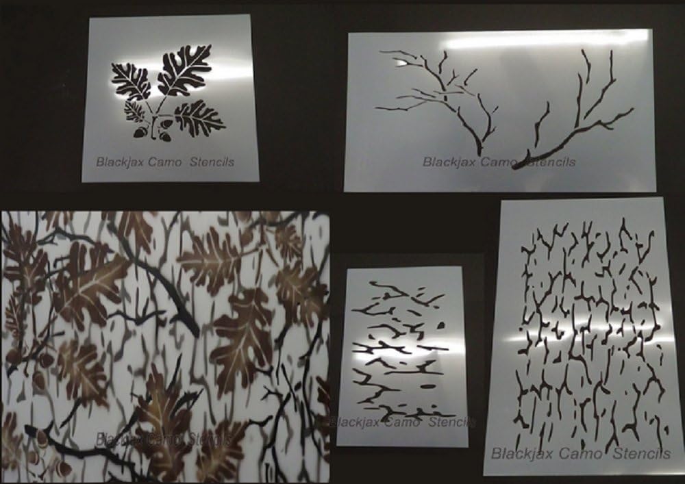 Blackjax Camo Real Look Backwoods Oak 4pc Kit