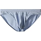WINDAY Men's Briefs Modal Silk Low Rise Bikini Brief Soft Moisture Wicking Underwear
