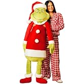 Franco Dr. Seuss The Grinch Holiday &amp; Christmas Bedding Super Soft Life Size Plush 60 Inch Large Oversized Cuddle Pillow Buddy,(Officially Licensed Product) Collectibles